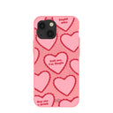 Bubblegum Pink Cupid Who iPhone 13 Mini Case