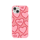 Bubblegum Pink Cupid Who iPhone 14 Case