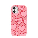 Bubblegum Pink Cupid Who iPhone 16 Plus Case