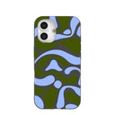 Black Curve and Flow iPhone 16 Case