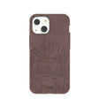 Chocolate Brown Desert Run iPhone 13 Mini Case