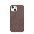 Chocolate Brown Desert Run iPhone 14 Case