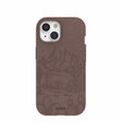 Chocolate Brown Desert Run iPhone 15 Case