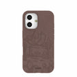 Chocolate Brown Desert Run iPhone 16 Case