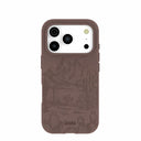 Chocolate Brown Desert Run iPhone 17 Pro Case