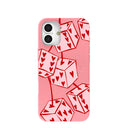Bubblegum Pink Dicey Cherries iPhone 16 Plus Case