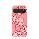 Bubblegum Pink Dicey Cherries Google Pixel 10/10 Pro Case