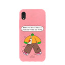 Bubblegum Pink Dilly Dally iPhone XR Case