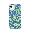 Electric Blue Dizzy Dreams iPhone 16e/17e Case