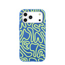 Electric Blue Dizzy Dreams iPhone 17 Pro Max Case