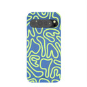 Electric Blue Dizzy Dreams Google Pixel 9 Pro XL Case