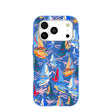 Electric Blue Dockside Dreams iPhone 17 Pro Case
