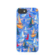Electric Blue Dockside Dreams iPhone 6/6s/7/8/SE Case