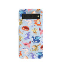 Powder Blue Dragon Cuties Google Pixel 8 Case