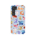 Powder Blue Dragon Cuties Samsung Galaxy S24 Case