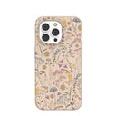 Seashell Dusty Petals iPhone 14 Pro Case
