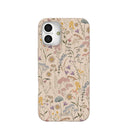 Seashell Dusty Petals iPhone 16 Plus Case