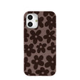 Chocolate Brown Earthy Blooms iPhone 16 Plus Case
