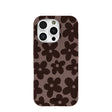 Chocolate Brown Earthy Blooms iPhone 16 Pro Case