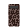 Chocolate Brown Earthy Blooms Google Pixel 6 Case