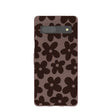 Chocolate Brown Earthy Blooms Google Pixel 7a Case