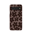 Chocolate Brown Earthy Blooms Google Pixel 8 Case