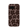 Chocolate Brown Earthy Blooms Google Pixel 9a Case