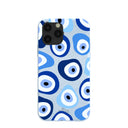 Powder Blue Evil Eye iPhone 11 Pro Case