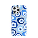 Powder Blue Evil Eye iPhone 16 Pro Max Case