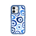 Clear Evil Eye iPhone 17 Case With True Blue Ridge (MagSafe included)