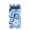 Powder Blue Evil Eye Google Pixel 6 Case