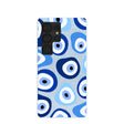 Powder Blue Evil Eye Samsung Galaxy S25 Ultra Case