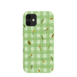 Sage Green Fall Gingham iPhone 12 Mini Case