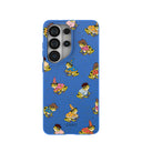 Electric Blue Fancy Frogs Samsung Galaxy S26 Ultra Case
