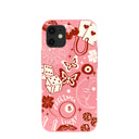 Bubblegum Pink Feeling Lucky iPhone 12 Mini Case