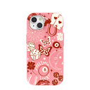 Bubblegum Pink Feeling Lucky iPhone 15 Case