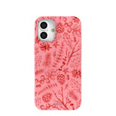 Bubblegum Pink Festive Forest iPhone 16 Plus Case