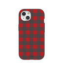 Black Flannel iPhone 15 Case