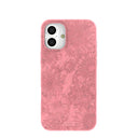 Bubblegum Pink Flora iPhone 16 Plus Case