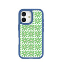 Clear Flower Child iPhone 17 Case With True Blue Ridge (MagSafe included)
