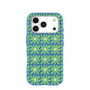 Electric Blue Flower Child iPhone 17 Pro Case