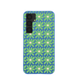 Electric Blue Flower Child Samsung Galaxy S25+(Plus) Case