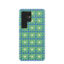 Electric Blue Flower Child Samsung Galaxy S25 Ultra Case