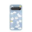 Powder Blue Fluffy Flower Google Pixel 9 Pro XL Case