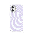 Lavender Flutter Left iPhone 16 Case