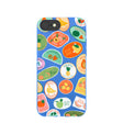 Electric Blue Frutti Club iPhone 6/6s/7/8/SE Case