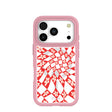 Clear Funky Fleurs iPhone 17 Pro Case With Petal Pink Ridge (MagSafe included)
