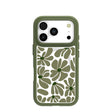 Clear Funky Flora iPhone 17 Pro Case With Forest Floor Ridge (MagSafe included)