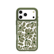Clear Funky Flora iPhone 17 Pro Max Case With Forest Floor Ridge (MagSafe included)