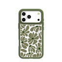 Clear Funky Flora iPhone 17 Pro Max Case With Forest Floor Ridge (MagSafe included)